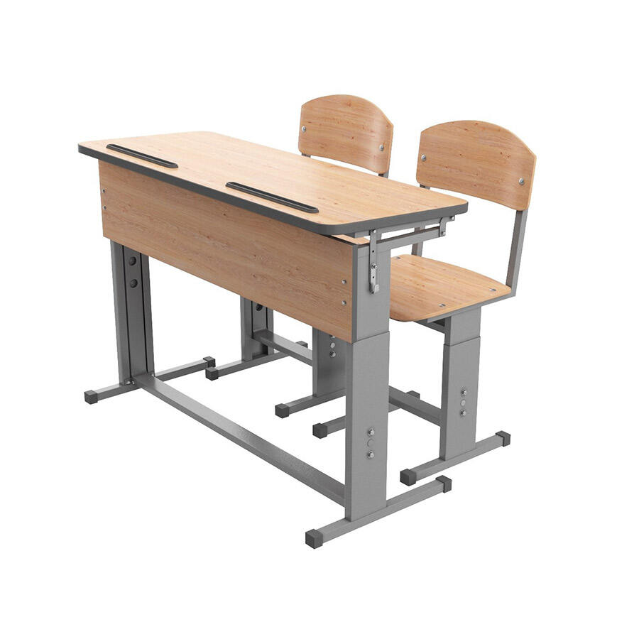 ⭐️美品⭐️ 学校の机とイス　2セット 耐久性のあるダブル教室用デスク＆チェア | 中国義家具